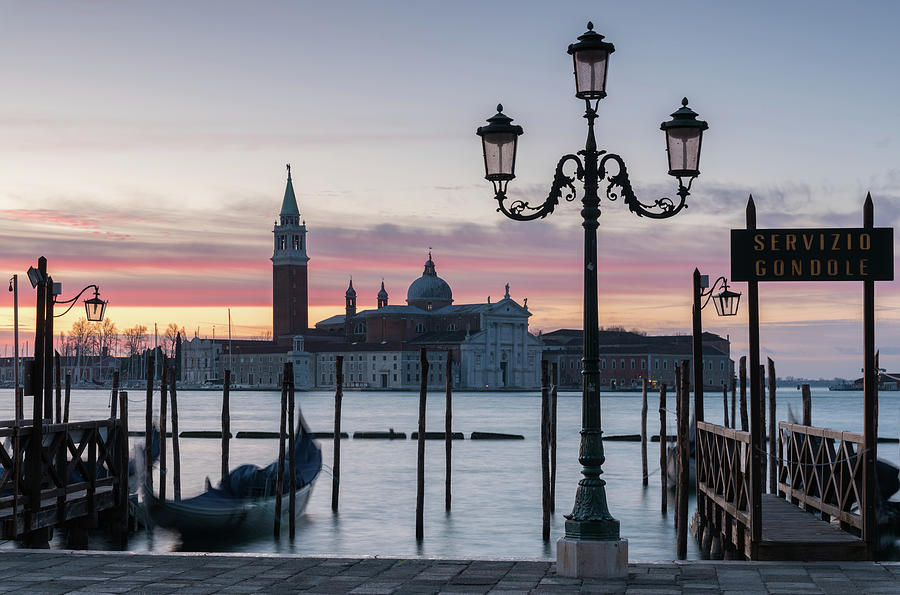 Early Morning, San Giorgio Maggiore, Venice, Italy Photograph by Sarah Howard