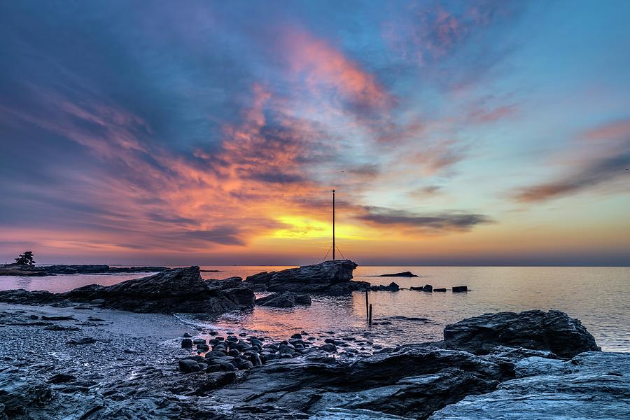 Early Morning Sky At Anchor Beach Photograph By John Supan