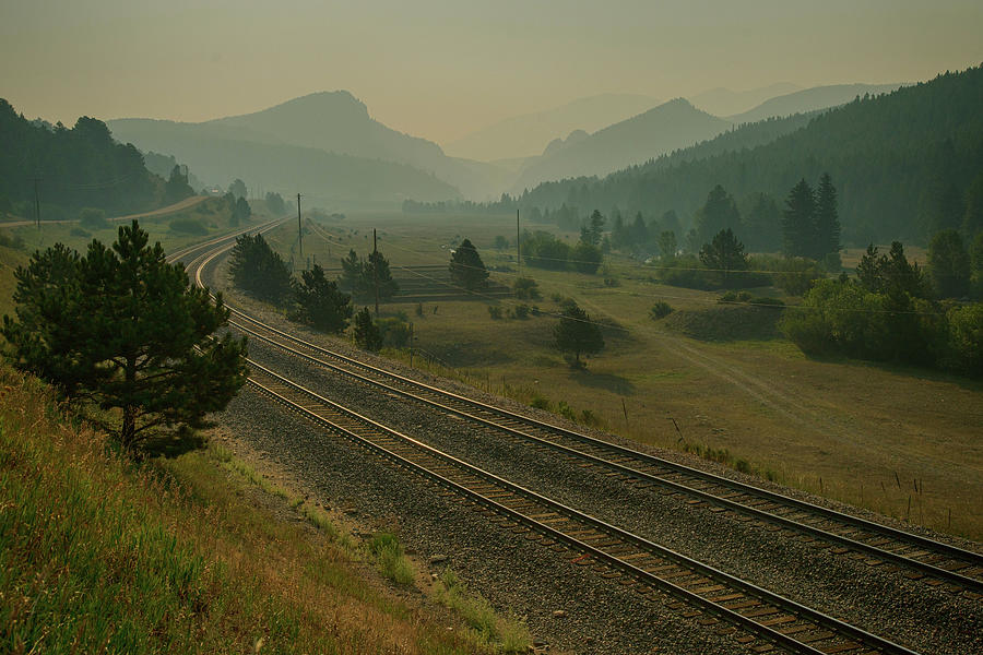 Early Morning Smoke Moffit Road Colorado Photograph by James BO Insogna