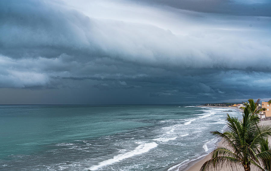 Early Morning Storm Clouds in Mazatlan Mexico Photograph by Tommy Farnsworth
