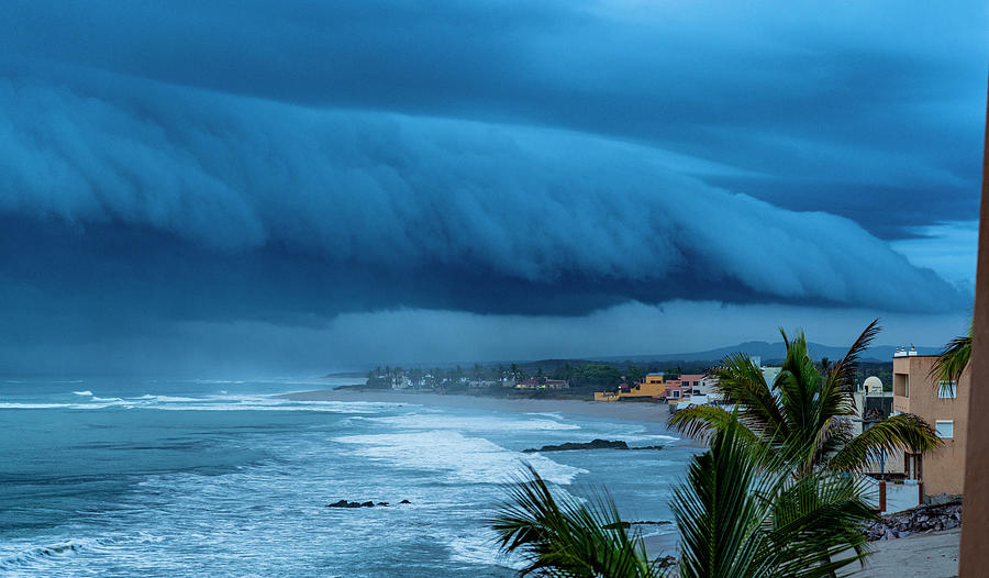 Early Morning Storm Clouds in Mazatlan Photograph by Tommy Farnsworth