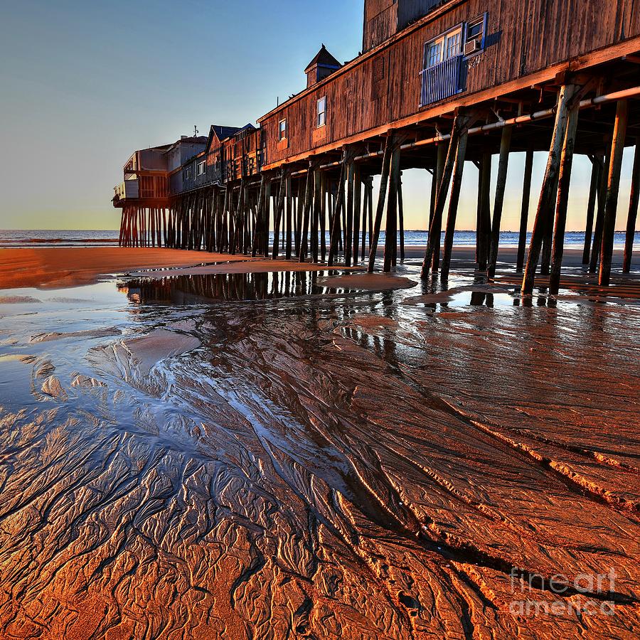 Early Morning Sunrise at the Pier Photograph by Steve Brown