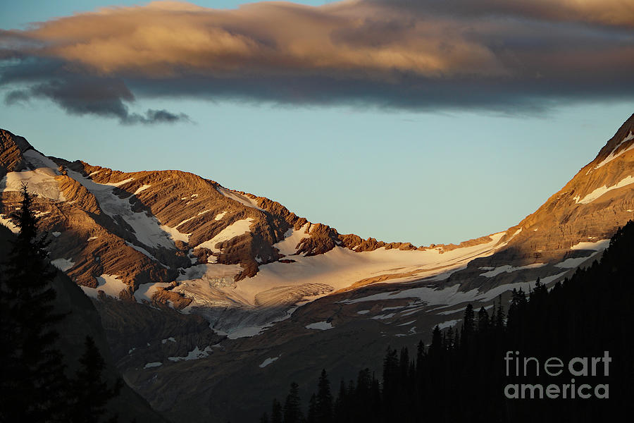 Glacier National Park Photograph - Early Morninglight On Jackson Glacier - Glacier National Park by Christiane Schulze Art And Photography