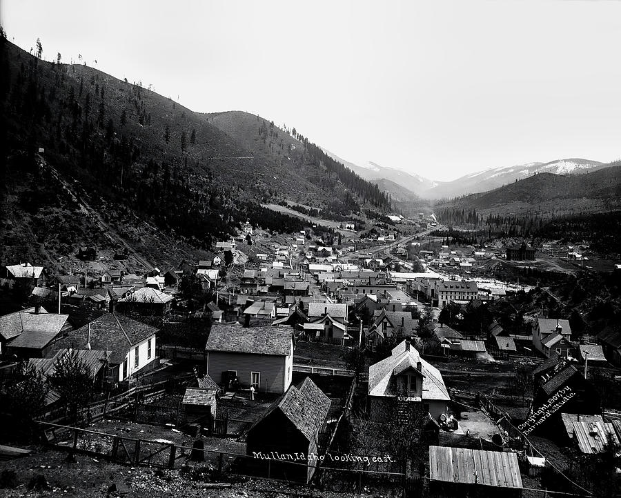 Early Mullan Idaho 1907 Photograph by Daniel Hagerman