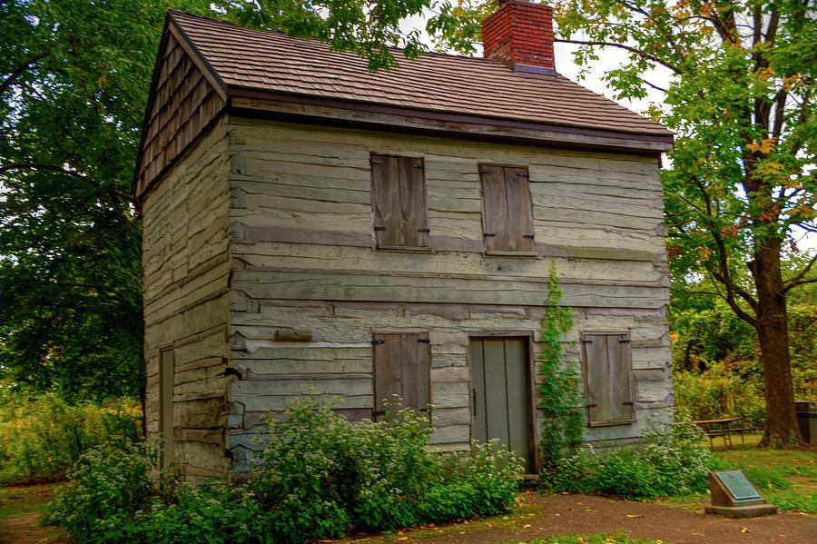 Early Ohio Pioneers cabin Photograph by Paul Lindner | Pixels