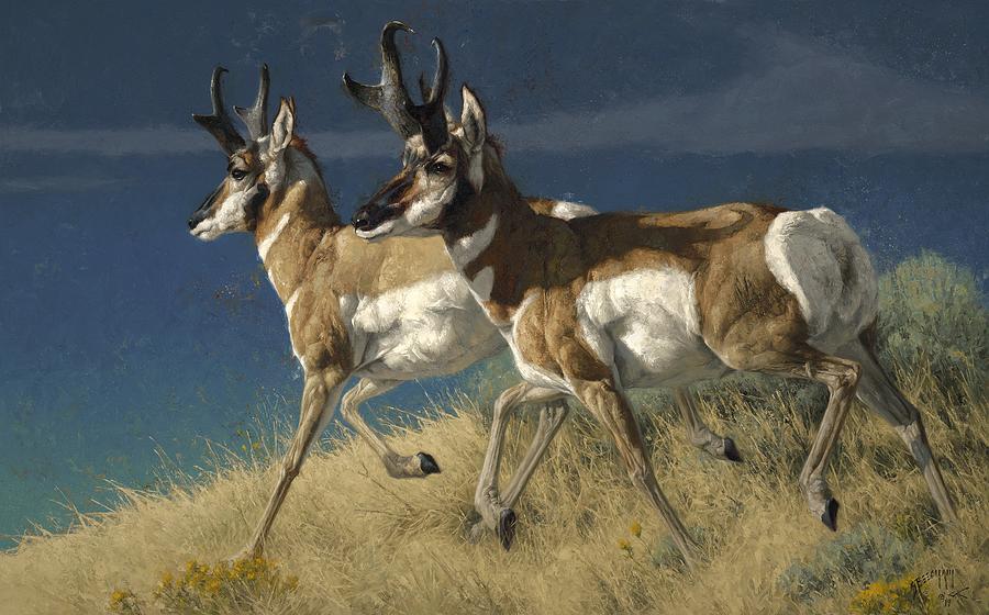 Wildlife Painting - Early September, Still Pals by Greg Beecham