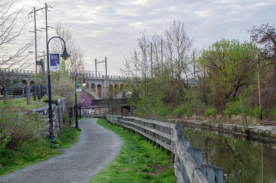 Early Spring Manayunk Towpath Photograph by Bill Cannon