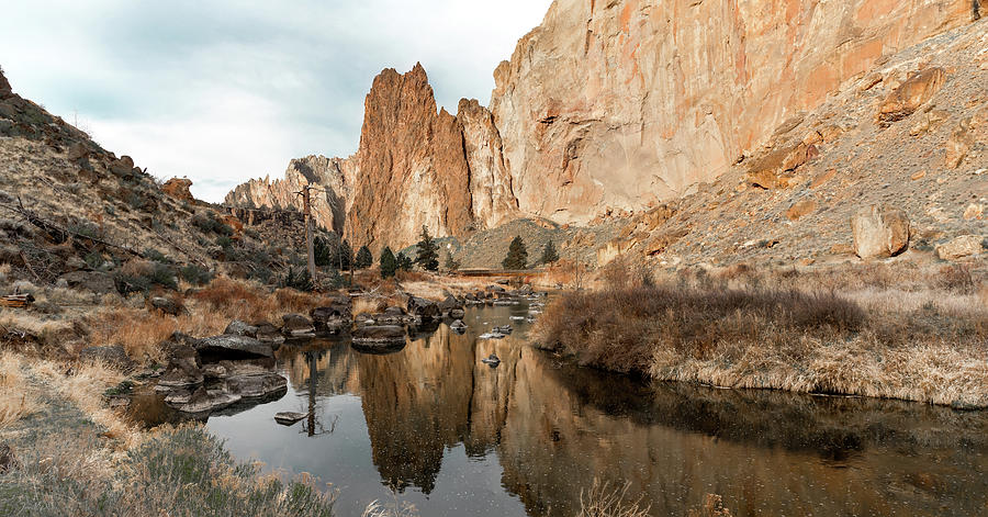 Early Spring Morning At Smith Rock State Park, Oregon Photograph by Jason McPheeters
