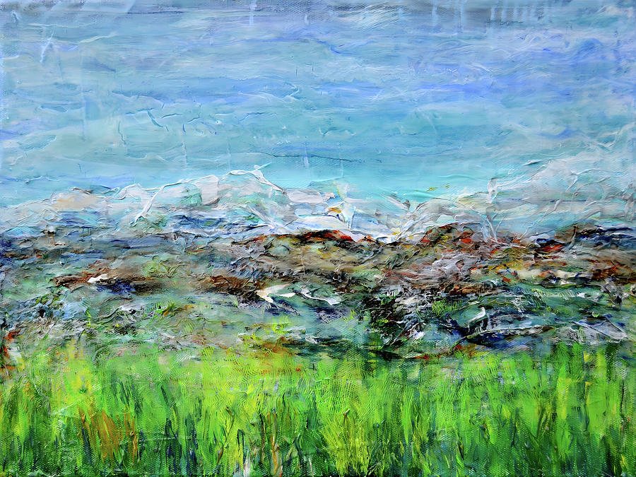 Early Spring Range Painting by Regina Valluzzi