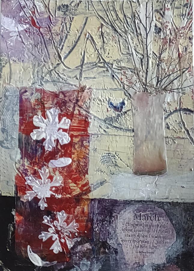 Early Spring Mixed Media by Suzanne Berthier