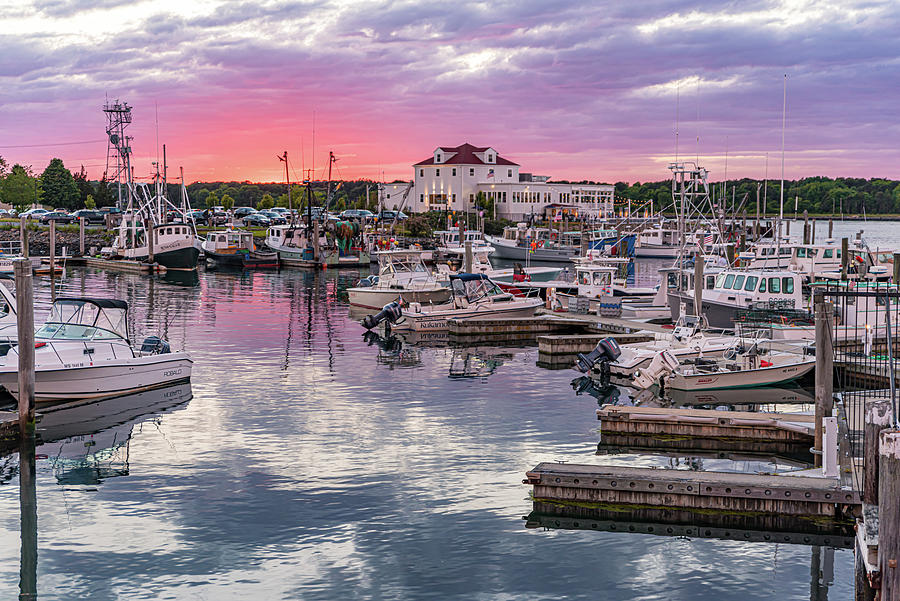 Early Summer Sunset at the Sandwich Marina Photograph by Marybeth Dixon ...