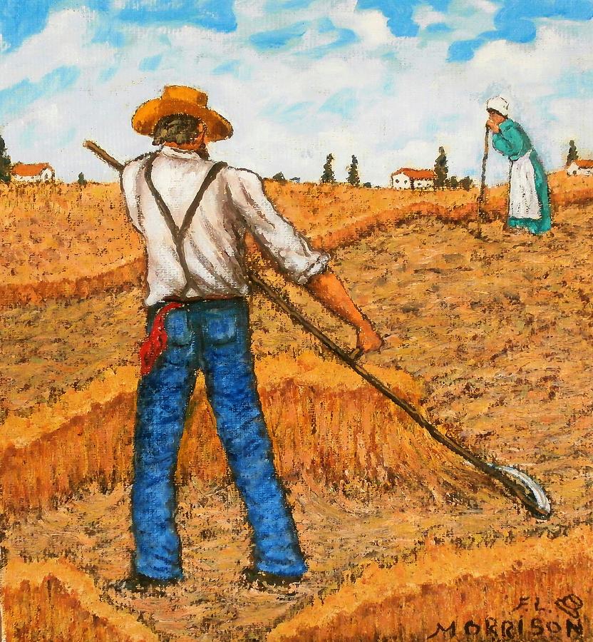 Earning your Bread Painting by Frank Morrison