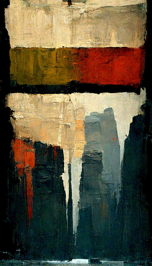 earth  colors  by  Mark  Rothko  and  Franz  Kline  b87255b4  f646  47b4  4247  f5761d8b61ee Painting by MotionAge Designs