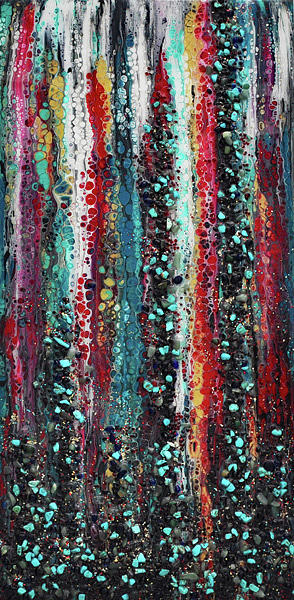 Earth Gems #18W044 Painting by Lori Sutherland