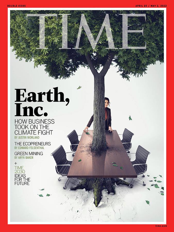 Earth, Inc. - The Privatization of Climate Change Photograph by Photo illustration by CJ Burton for TIME