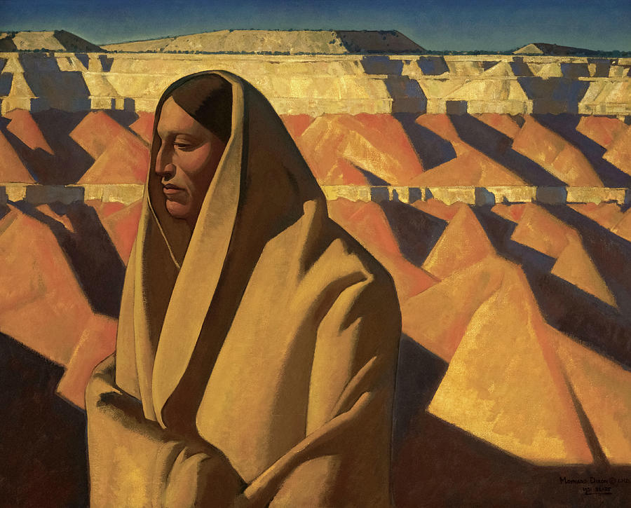 Native American Painting - Earth Knower, 1931-1935 by Maynard Dixon