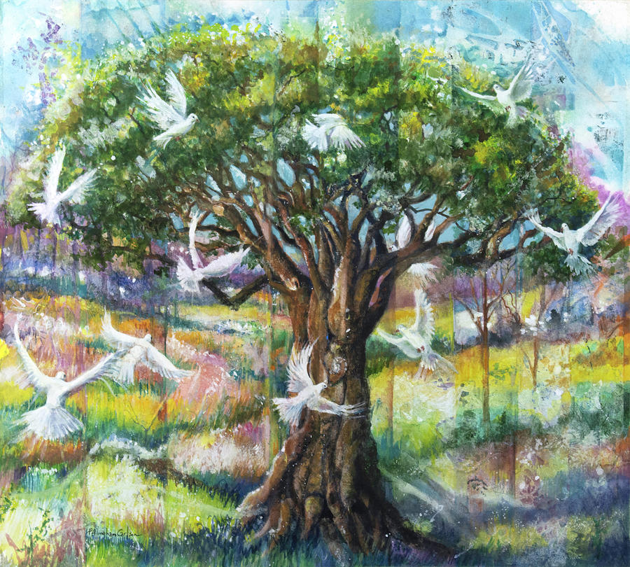 Earth Magic II, Tree Of Life Painting