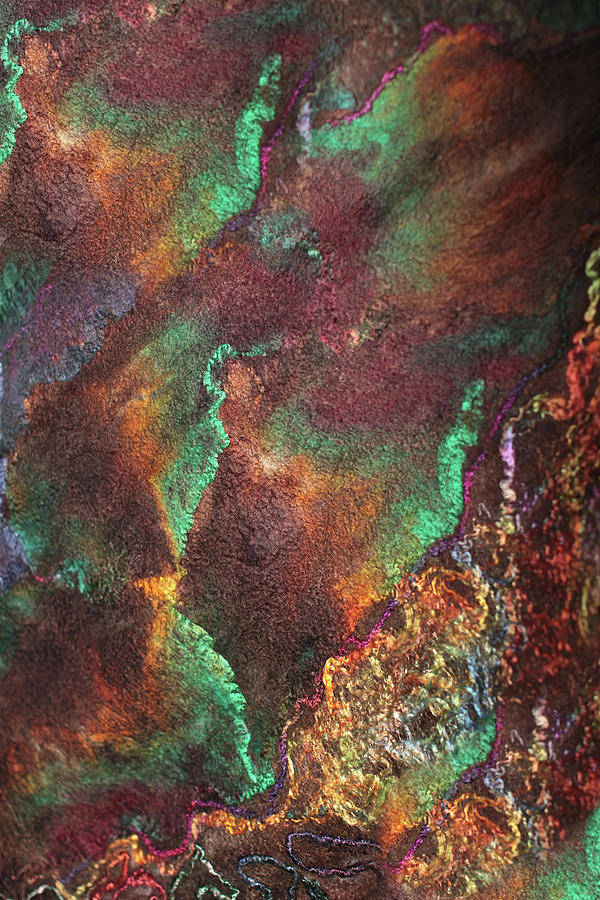 Earth of India 2 Tapestry - Textile by Marina Shkolnik