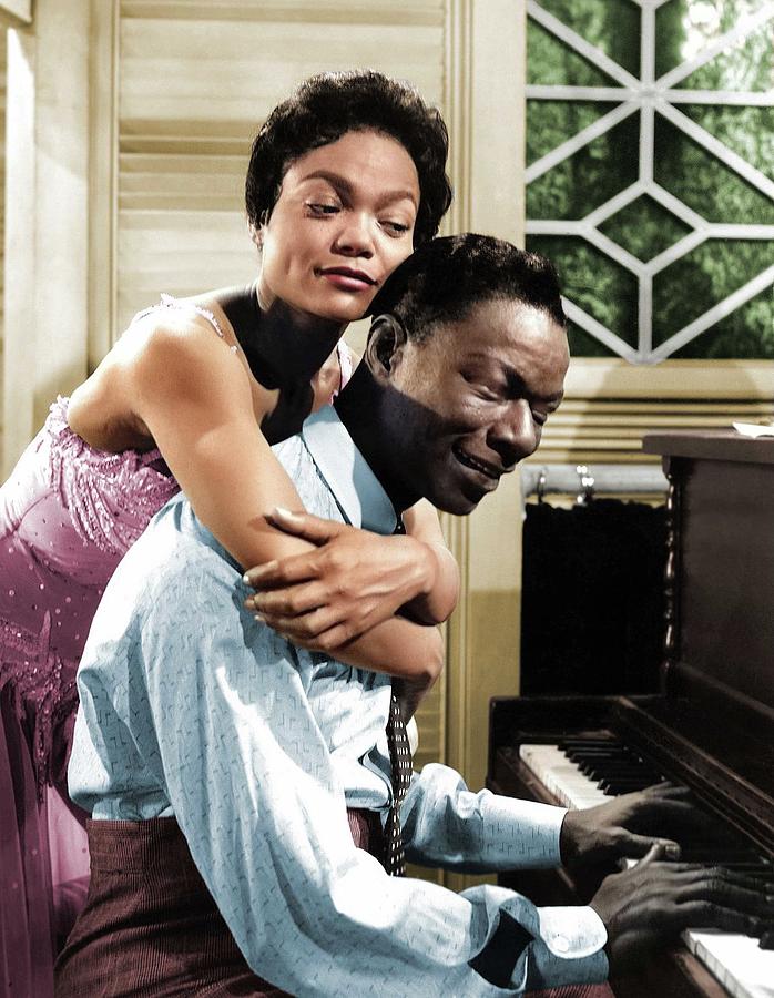 Hollywood Photograph - Eartha Kitt and Nat King Cole by Movie World Posters