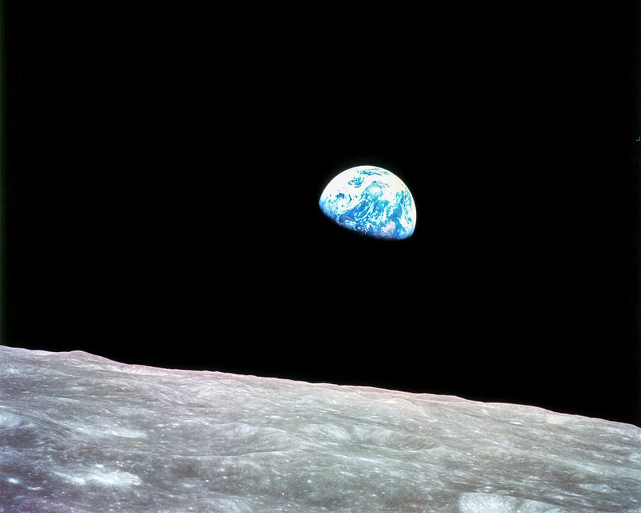 Earthrise Apollo 8 #1 Photograph by Nasa