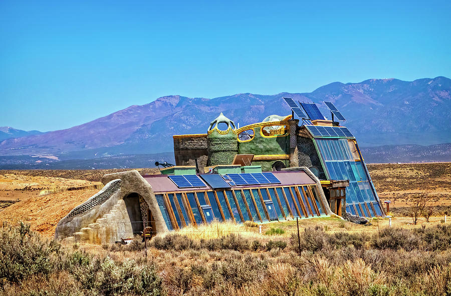 Earthship Biotecture Taos NM Photograph by Carolyn Derstine - Fine Art ...