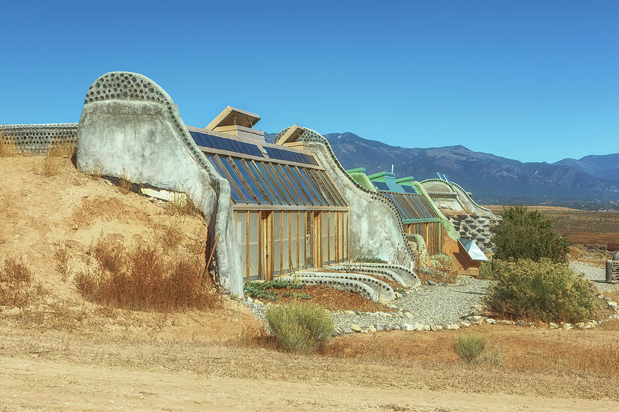 Earthship - Taos New Mexico Photograph by Susan Rissi Tregoning