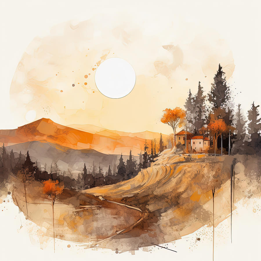 Earthy Hues Art Painting by Lourry Legarde