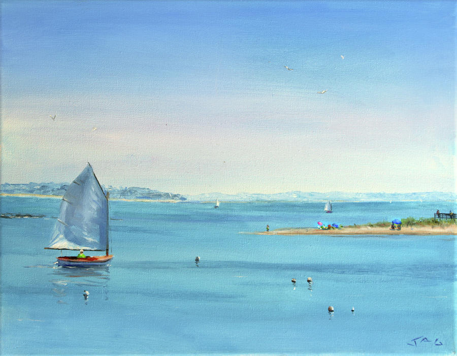 East Bay Painting by Jonathan Guy-Gladding JAG