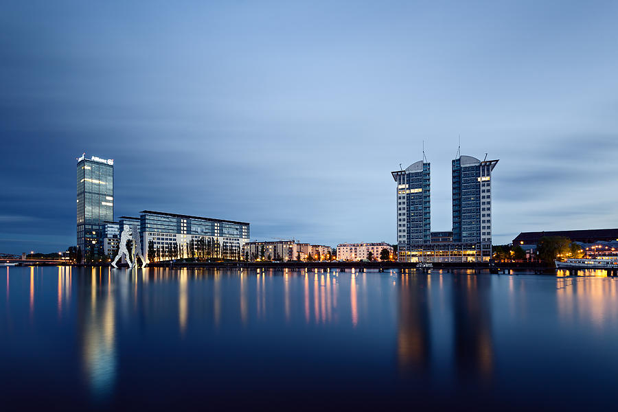 East Berlin cityscape Photograph by RICOWde