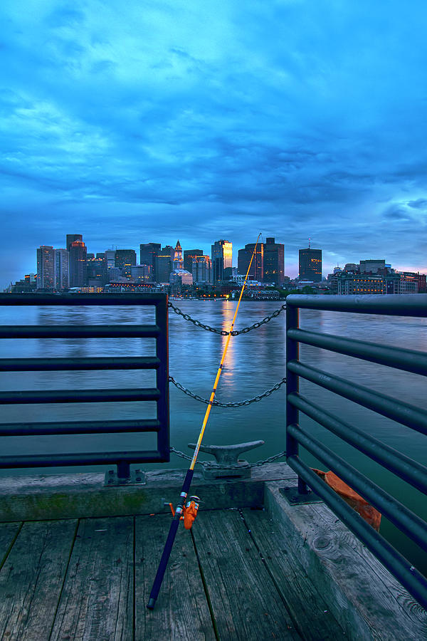 East Boston Skyline - Piers Park Photograph by Joann Vitali