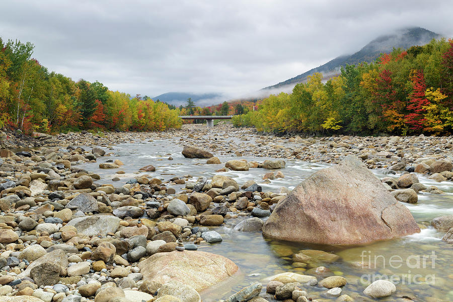 East Branch of the Pemigewasset River - Lincoln, White Mountains Photograph by Erin Paul Donovan
