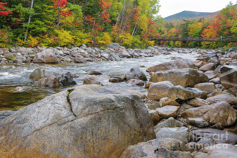 East Branch of the Pemigewasset River - White Mountains New Hampshire USA Photograph by Erin Paul Donovan