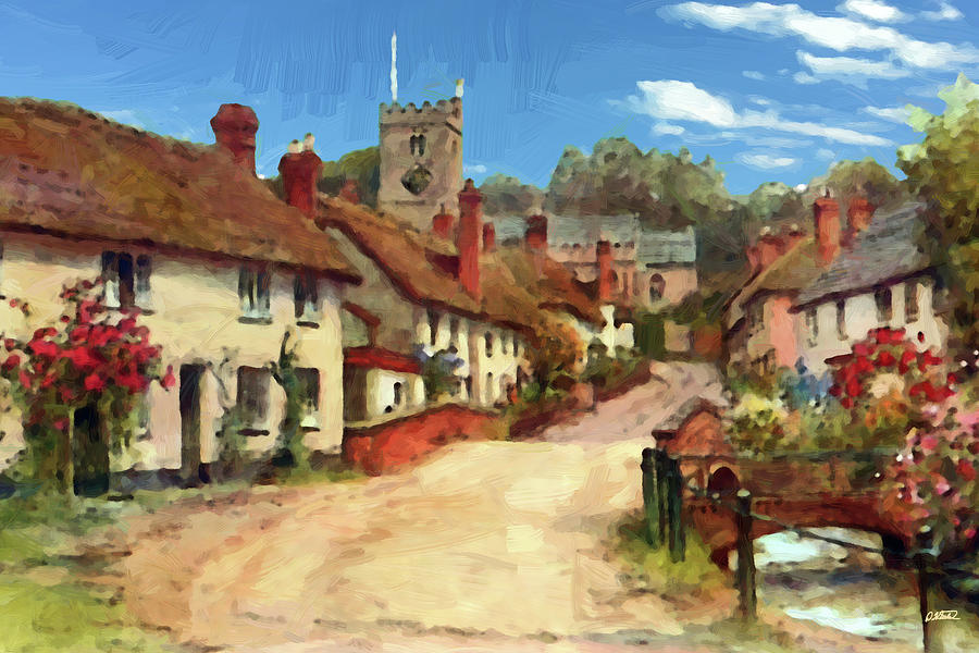 East Budleigh - DWP1428837 Painting by Dean Wittle