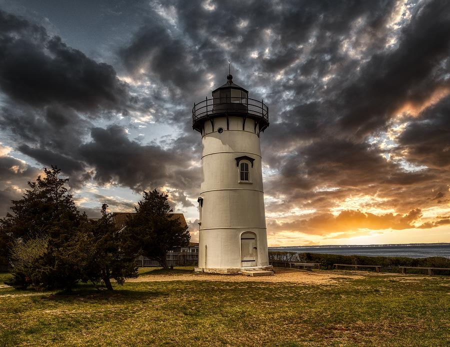 Sunset Photograph - East Chop Lighthouse by Mountain Dreams