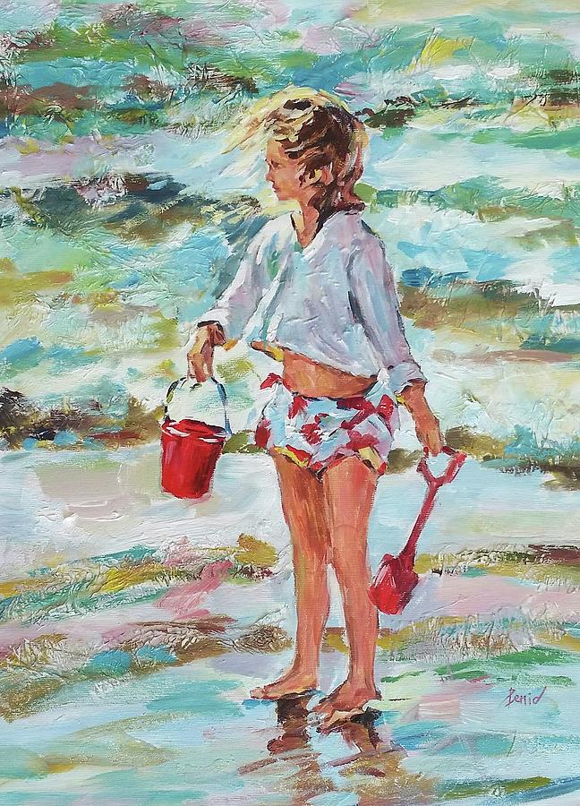 East Coast Girl Painting by Penio Ivanov - Fine Art America