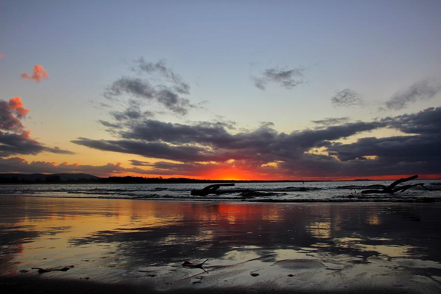 East coast sunset Photograph by Jamie Crook - Fine Art America