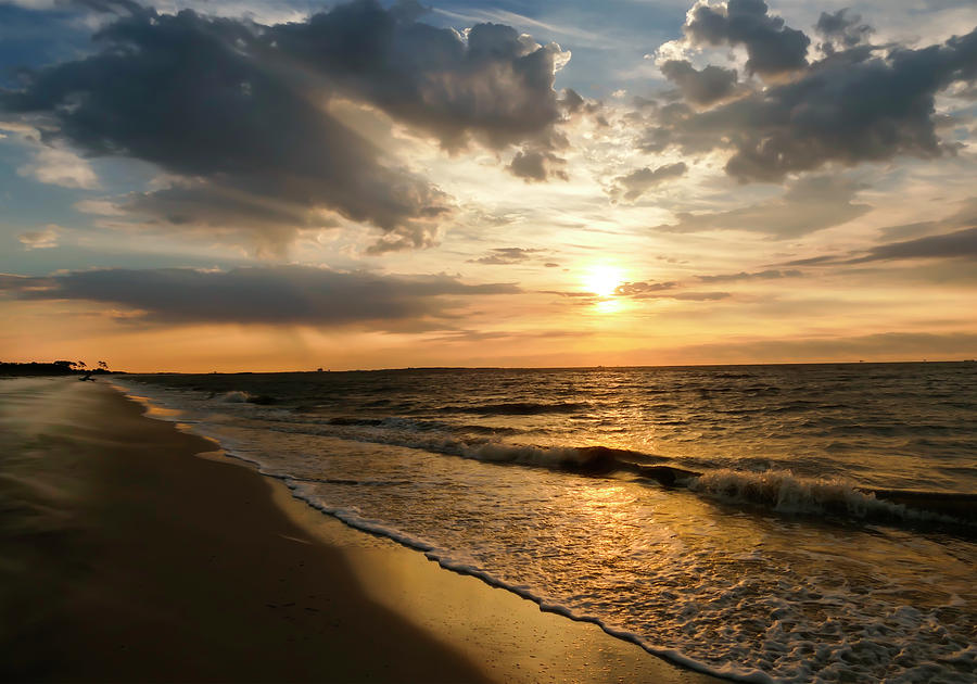 East End Beach Dauphin Island Photograph by Sandra J's - Pixels