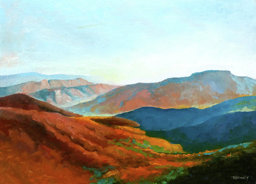 East Fall Blue Ridge No. 2 Enlarged Painting by Catherine Twomey