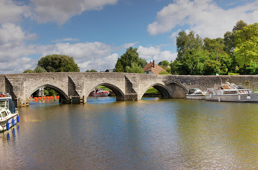 East Farleigh Bridge Photograph by Geoff Whiting - Pixels