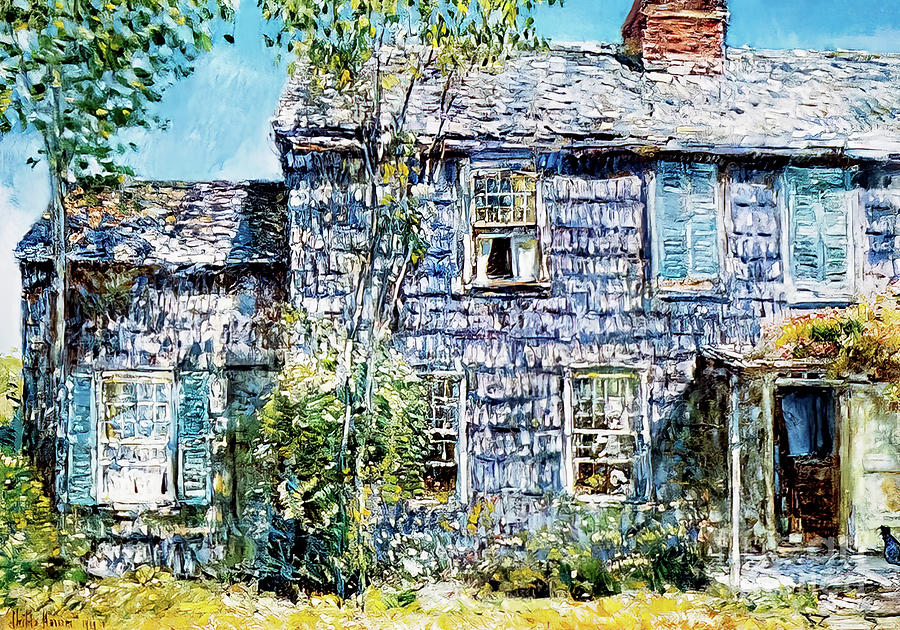 East Hampton Long Island by Childe Hassam 1919 Painting by Childe Hassam