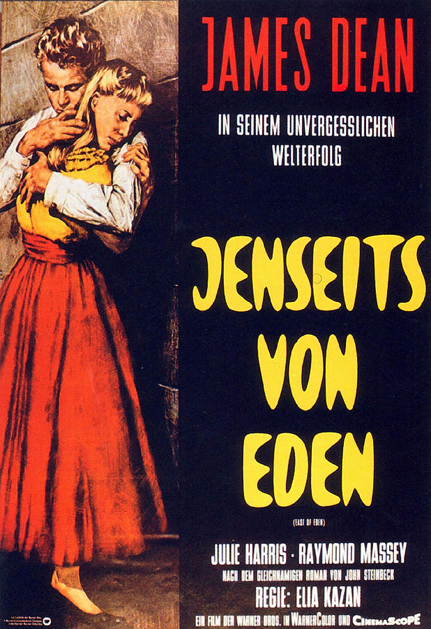 East of Eden 4, with James Dean, 1955 Mixed Media by Movie World Posters