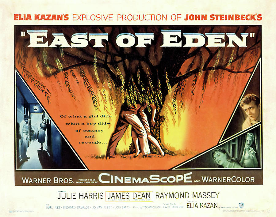 James Dean Mixed Media - East of Eden - h-1955 by Movie World Posters