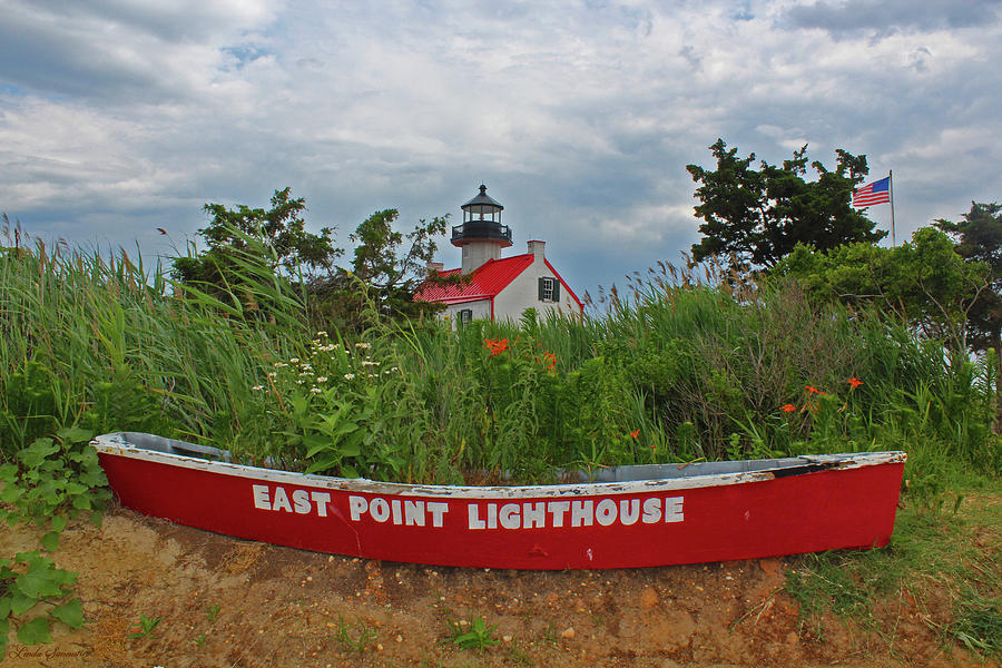 East Point Lighthouse  Photograph by Linda Sannuti