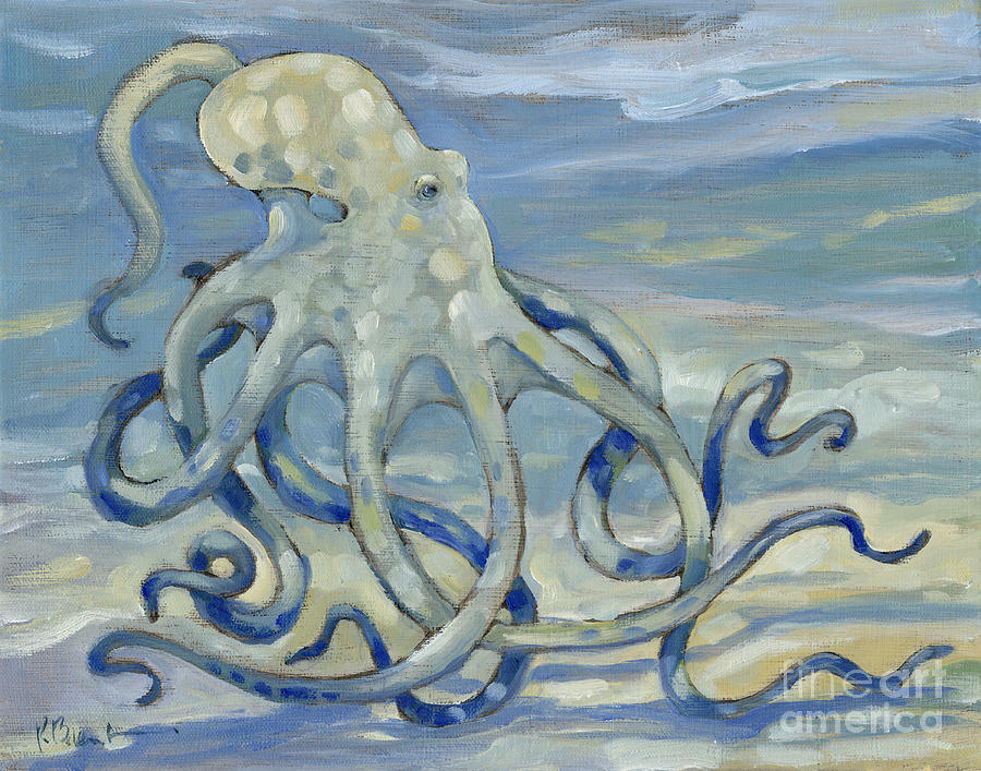 Octopus Painting - East Point Octopus by Paul Brent