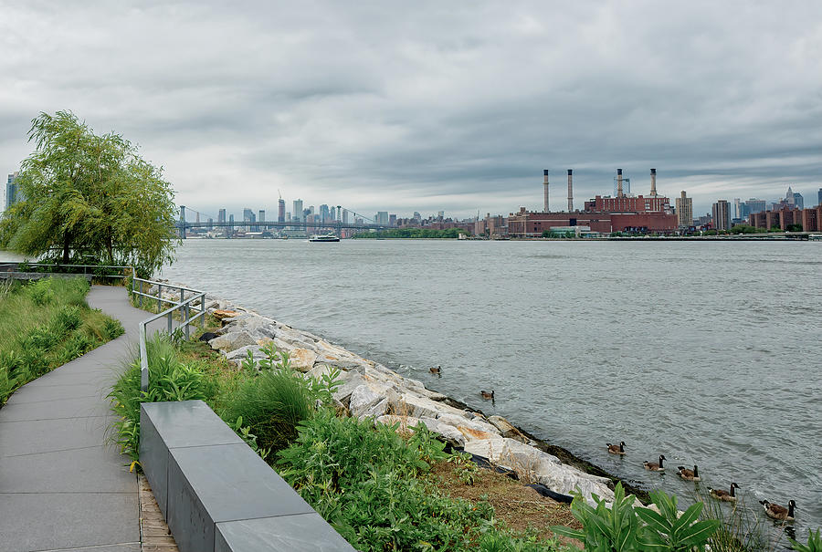 East River Pathway Photograph by Sylvia Goldkranz