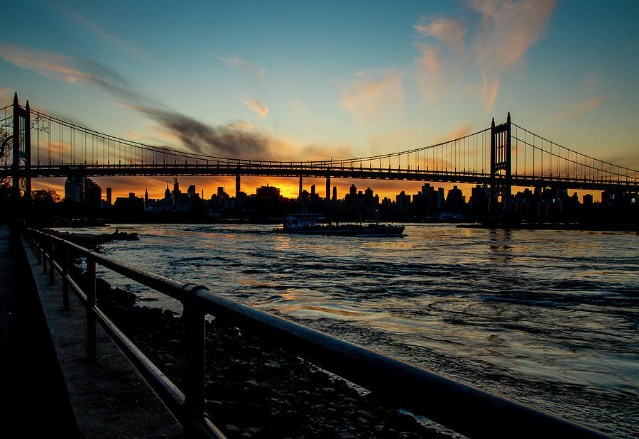 East River Sunset by Cate Franklyn East River Sunset by Cate Franklyn