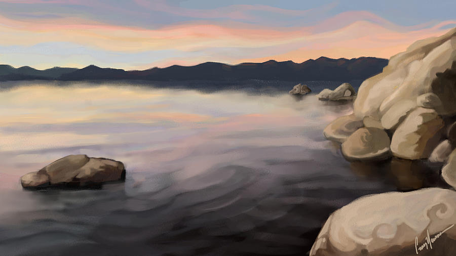 East Shore Painting - East Shore Sunset by Craig Newman East Shore Painting - East Shore Sunset by Craig Newman