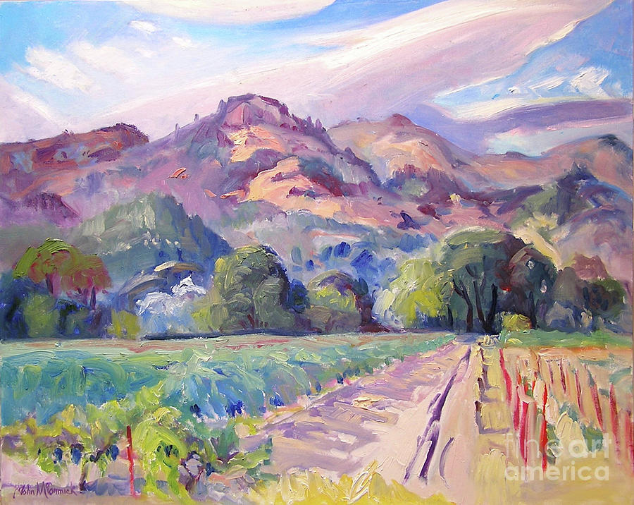 On the East Side Calistoga Painting by John McCormick