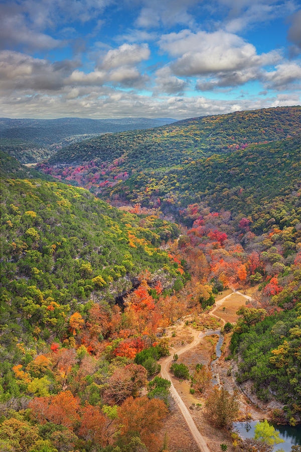 East Trail, Lost Maples, in Autumn 1 Photograph by Rob Greebon - Fine ...