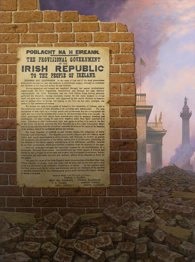 Easter 1916 Painting by Brian McCarthy